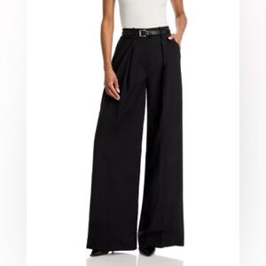Veronica Beard SONIA WIDE-LEG PANT IN BLACK